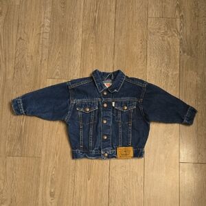 Vintage 90s Levis Kids Blue Denim Trucker Jacket Jacket